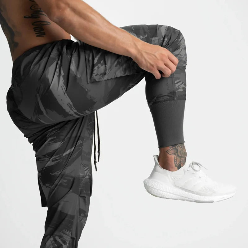 camouflage Sport Pants Men's Fitness