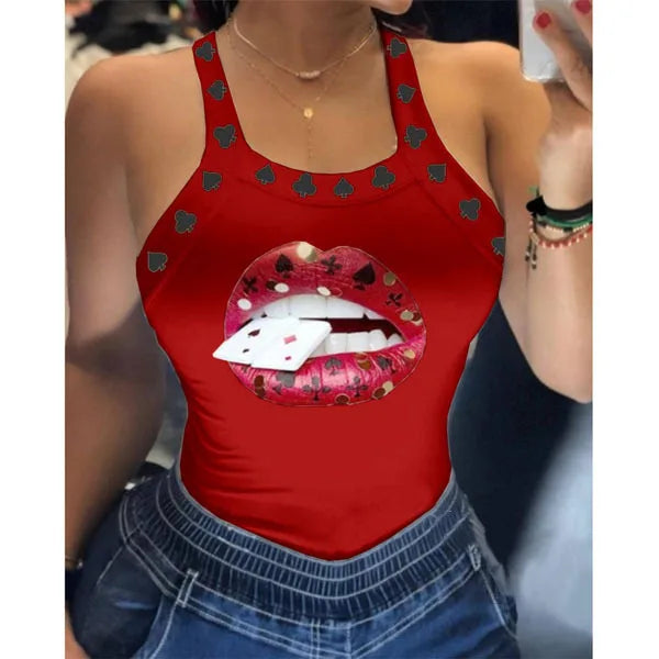 Fashion Sling T-Shirt Small Vest Top