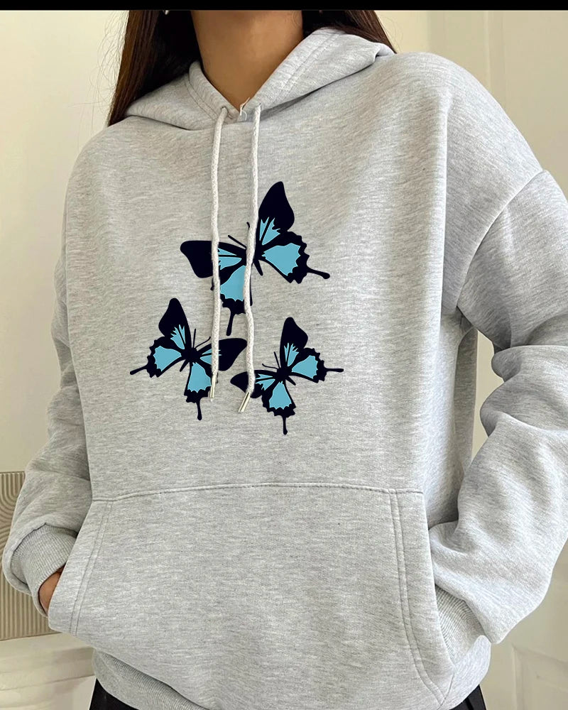 Butterflies Hoodies Women