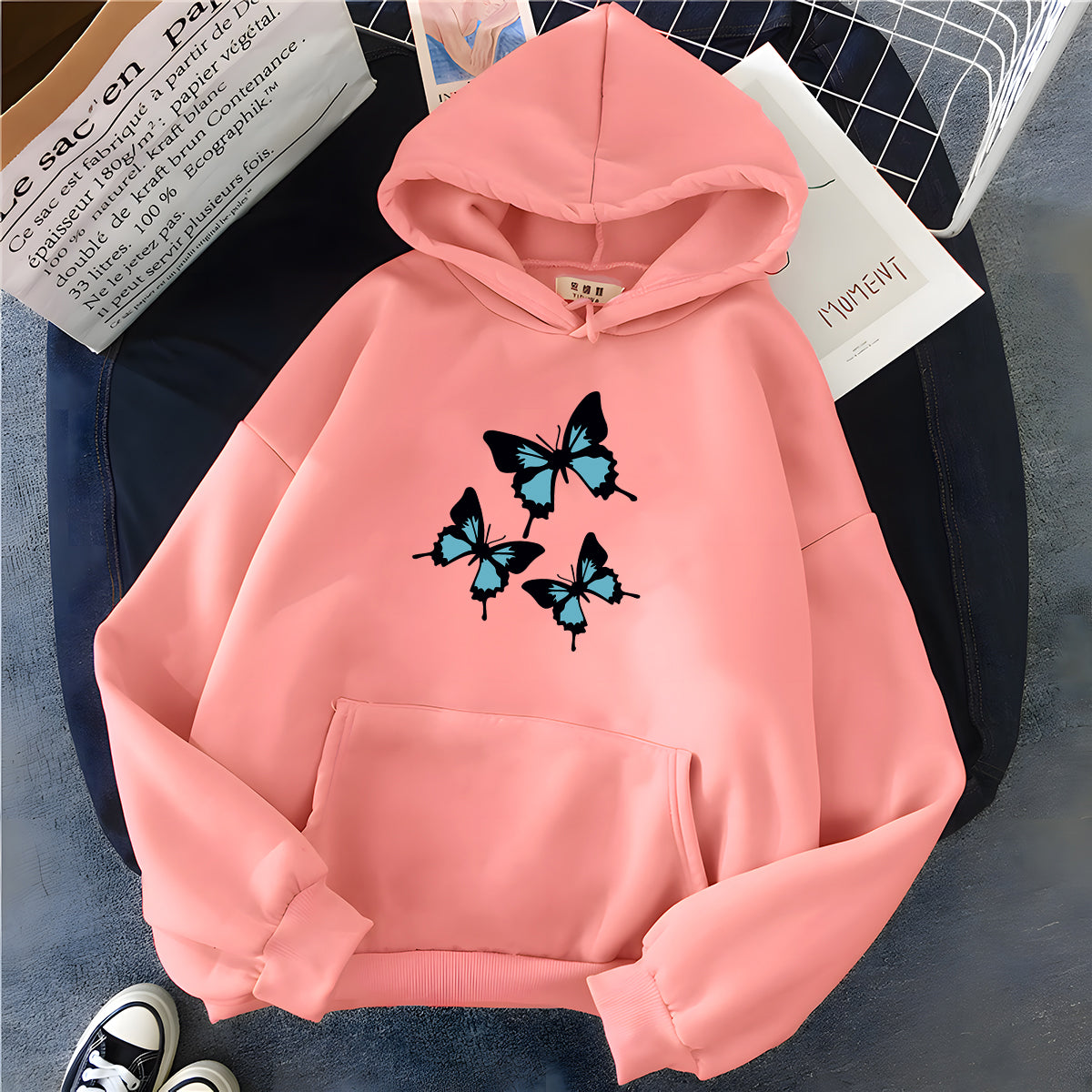 Butterflies Hoodies Women