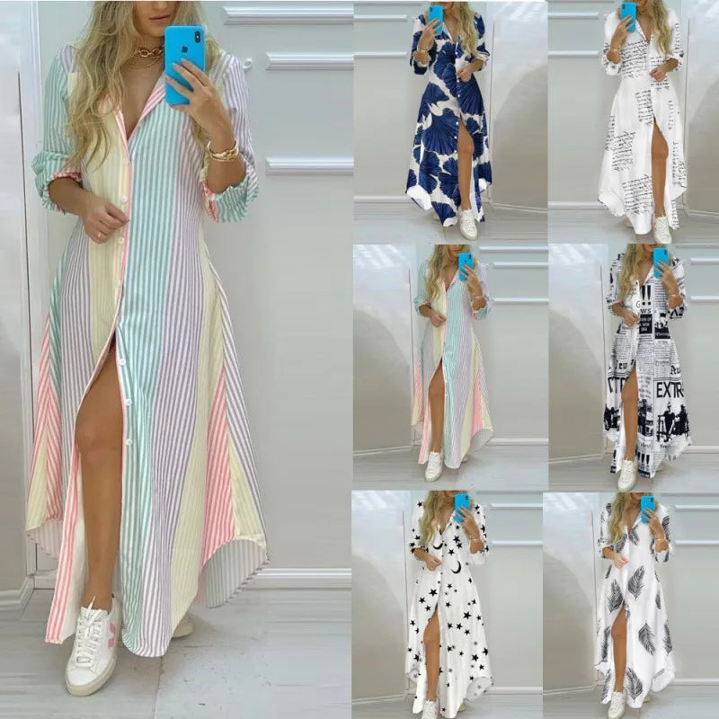 Women Long Shirts Dress